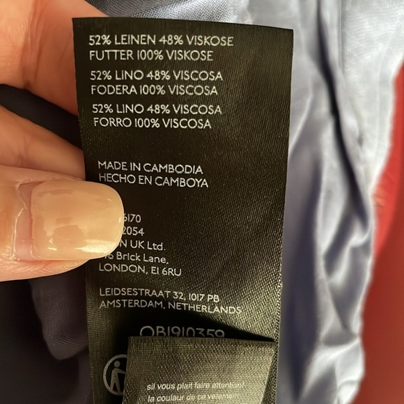 Free People Millie Linen Vest- SM - Picture 8 of 8